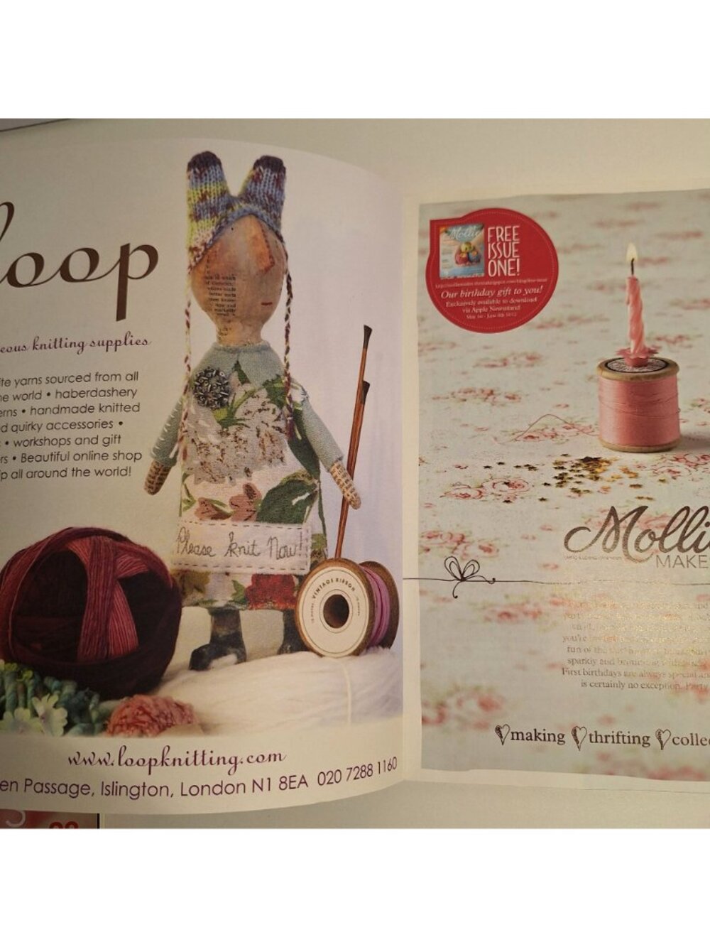 Mollie Makes Issue 14 2012 Magazine Felted Macrons Handmade DIY Projects - Picture 2 of 12